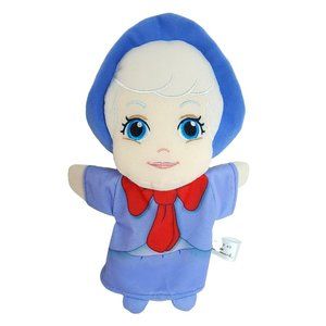 Disney Hallmark Cinderella Fairy Godmother Plush Hand Puppet Stuffed Animal 10"
